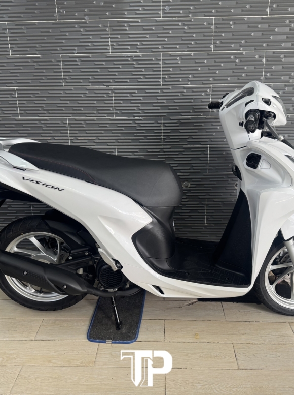 Honda Vision 2021 Trắng Đen Bs Sài Gòn