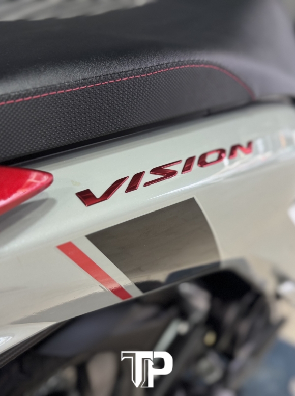 Honda Vision 2025 Bánh lớn Xám Xi Măng