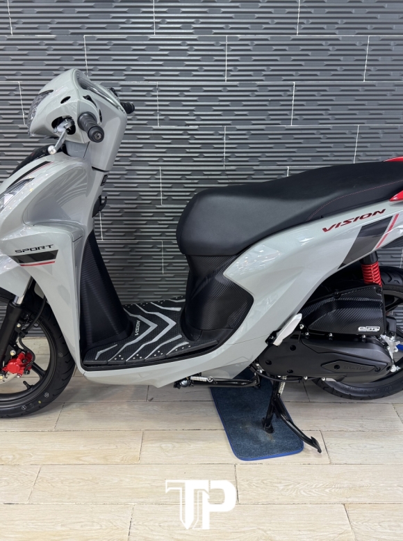 Honda Vision 2025 Bánh lớn Xám Xi Măng